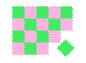 4057216045642 - Littletom - 18 Pieces Baby Play Mat - 30x30 Puzzle Mats Soft Playmat Interlocking Foam Tiles - bunt