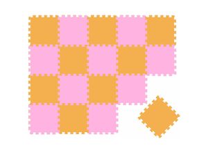 4057216045666 - Littletom - 18 Pieces Baby Play Mat - 30x30 Puzzle Mats Soft Playmat Interlocking Foam Tiles - bunt