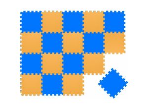 4057216045765 - Littletom - 18 Pieces Baby Play Mat - 30x30 Puzzle Mats Soft Playmat Interlocking Foam Tiles - bunt