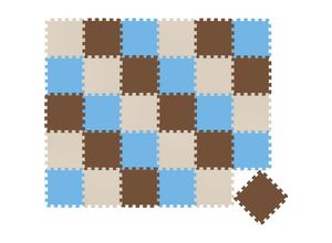 4057216045840 - Littletom - 27 Teile Baby Kinder Puzzlematte ab Null - 30x30 Puzzle Spielmatte Krabbelmatte