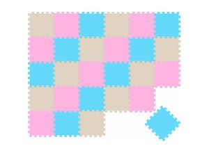 4057216045963 - Littletom - 27 Teile Baby Kinder Puzzlematte ab Null - 30x30 Puzzle Spielmatte Krabbelmatte - bunt