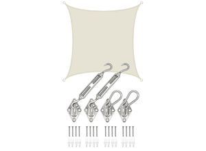 4057216046939 - 3x3m Sonnensegel Viereckig Wasserdicht - Sonnenschutz Segel Set mit Befestigung 4057216046939 - 3x3m Sonnensegel Viereckig Wasserdicht - Sonnenschutz Segel Set mit Befestigung