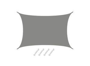 4057216048414 - UV Sonnensegel Wasserdicht 5x3 - Rechteckig - Sonnenschutz Segel Garten Terrasse