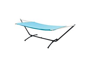 4057216049374 - Outdoor Hängematte mit Gestell - 310cm Hängemattengestell 200x120 Stabhängematte