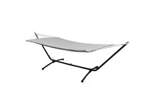 4057216049398 - Outdoor Hängematte mit Gestell - 310cm Hängemattengestell 200x120 Stabhängematte