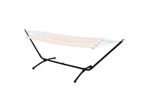 4057216049404 - Outdoor Hängematte mit Gestell - 310cm Hängemattengestell 190x80 Stabhängematte