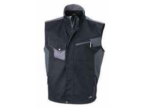 4057223140613 - Workwear Weste JN822 Gr 3XL black carbon - James&nicholson