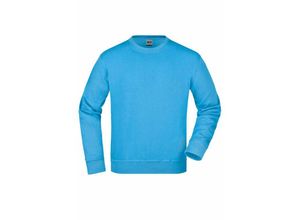 4057223545197 - Klassisches Rundhals-Sweatshirt JN840 Gr xs aqua - James&nicholson