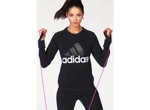 4057289697359 - Große Größen adidas Performance Sweatshirt »ESSENTIAL LIN SWEAT« schwarz-weiß GrXL