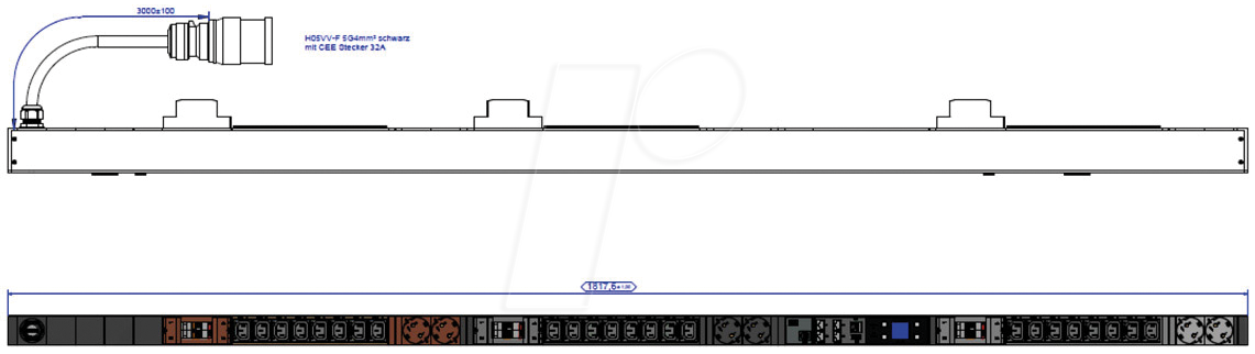 4057298005183 - BACH 8027511 - PDU 24x C13 6x C19