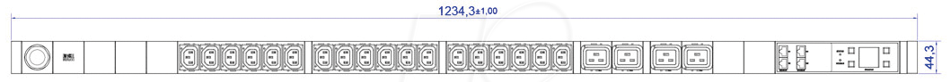 4057298005282 - BACH 8027500-S - PDU 18x C13 4x C19