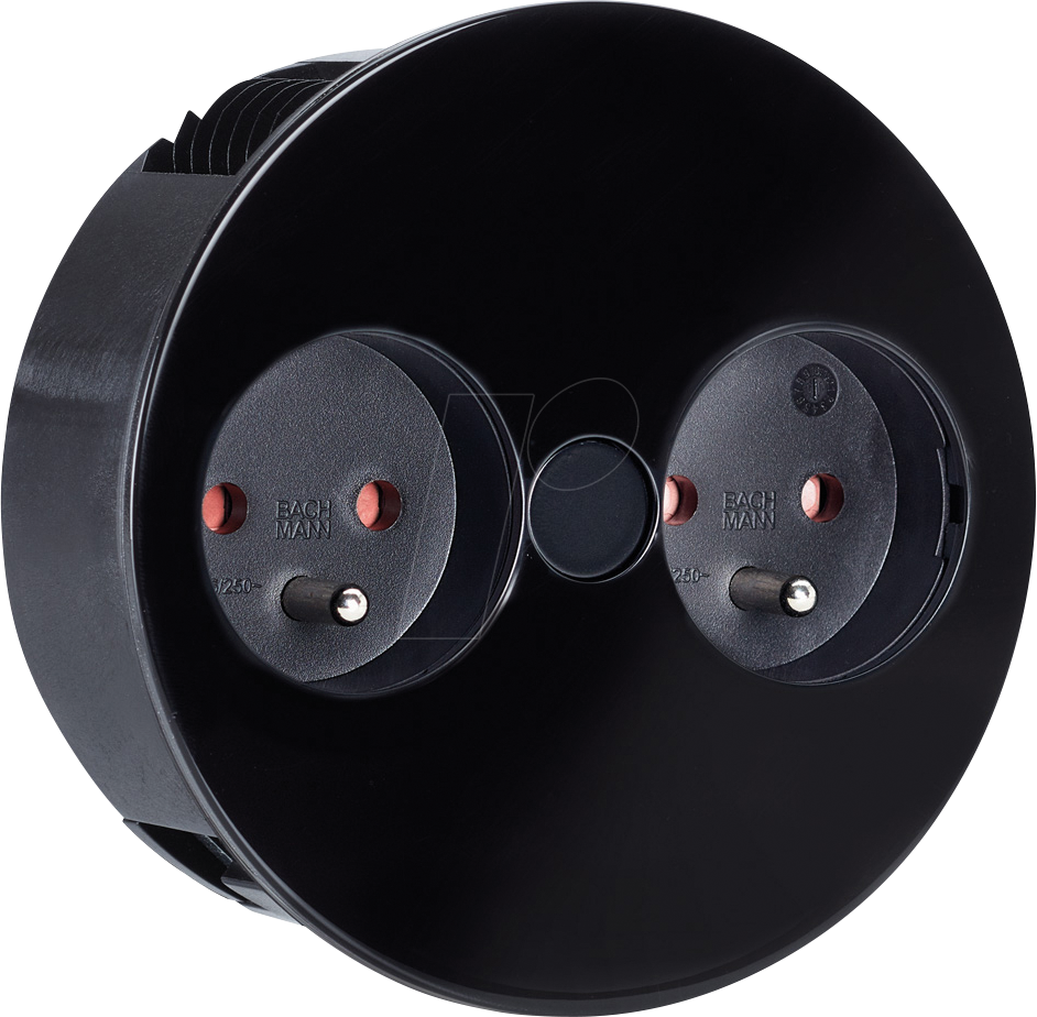 4057298036361 - BACH 931152 - TWIST 2xUTE 20m AEH schwarz 30GE seidenmatt schwarz 2 m