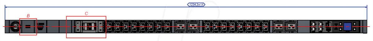 4057298038426 - BACH 8027532 - PDU 16x C13 4x C19