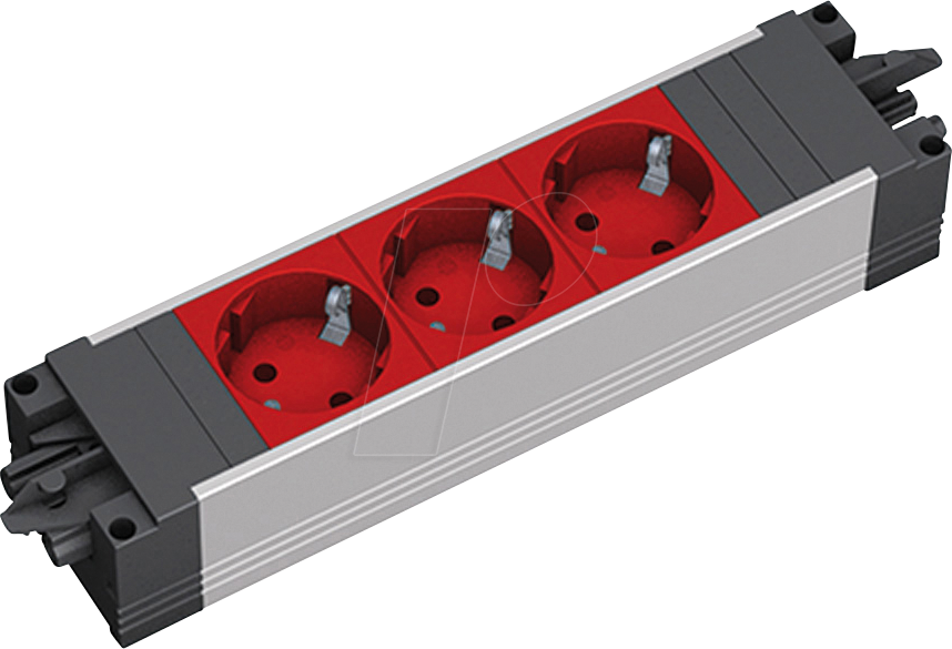 4057298152344 - BACH 906306 - Steckdosenleiste STEP Typ F - CEE 7 3 3-fach