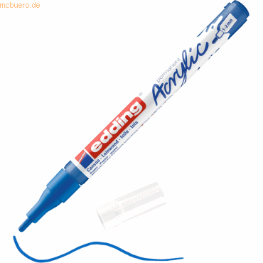 4057305027702 - edding Acrylmarker Acrylic 5300 Rundspitze fein enzianblau