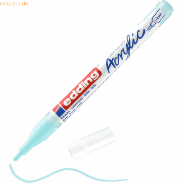 4057305027856 - Acrylmarker 5300 pastellblau 1-2mm Rundspitze 4057305027856 Edding 4057305027856 - Acrylmarker 5300 pastellblau 1-2mm Rundspitze 4057305027856 Edding
