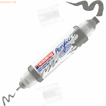 4057305028570 - 5 x Acrylmarker Double Liner edding 5400 3D anthrazit