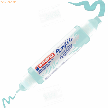 4057305028693 - 5 x Acrylmarker Double Liner edding 5400 3D pastellblau