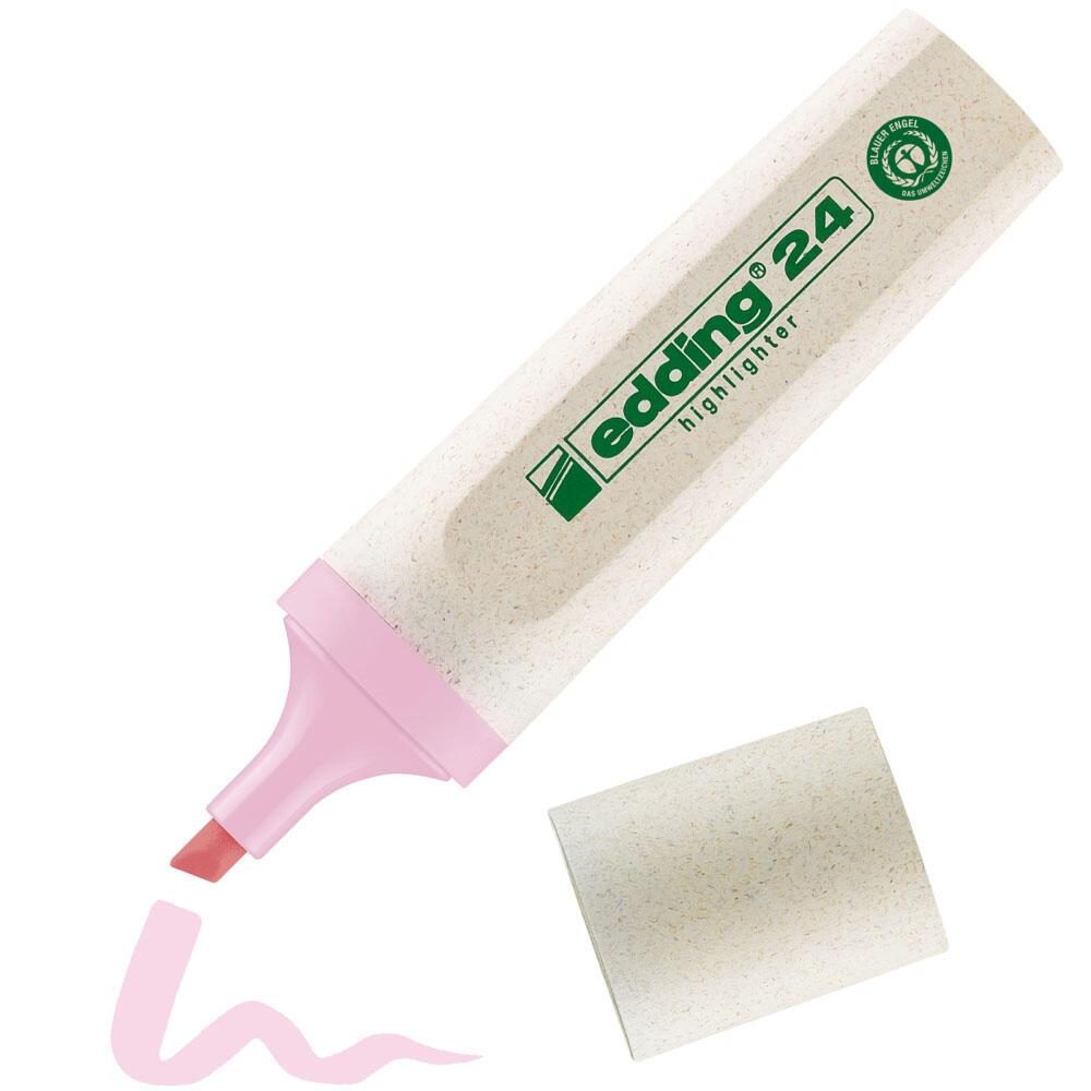 4057305047892 - Textmarker Highlighter 24 EcoLine 24138 rosa 2-5mm Keilspitze 4057305047892 Edding