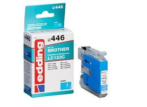 4057305063601 - Druckerpatrone 18-446 kompatibel zu brother LC-123C cyan 4057305063601 Edding