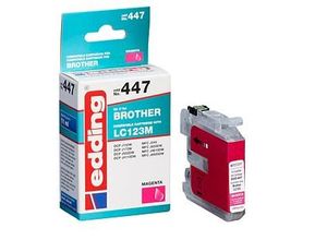 4057305063618 - Druckerpatrone 18-447 kompatibel zu brother LC-123M magenta 4057305063618 Edding