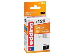 4057305064103 - Druckerpatrone 18-126 kompatibel zu Epson T0711 schwarz 4057305064103 Edding