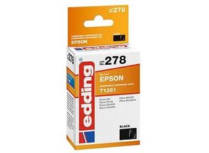 4057305064141 - Druckerpatrone 18-278 kompatibel zu Epson T1281 schwarz 4057305064141 Edding