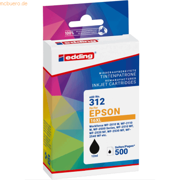 4057305064196 - Tintenpatrone ersetzt Epson T1631 schwarz