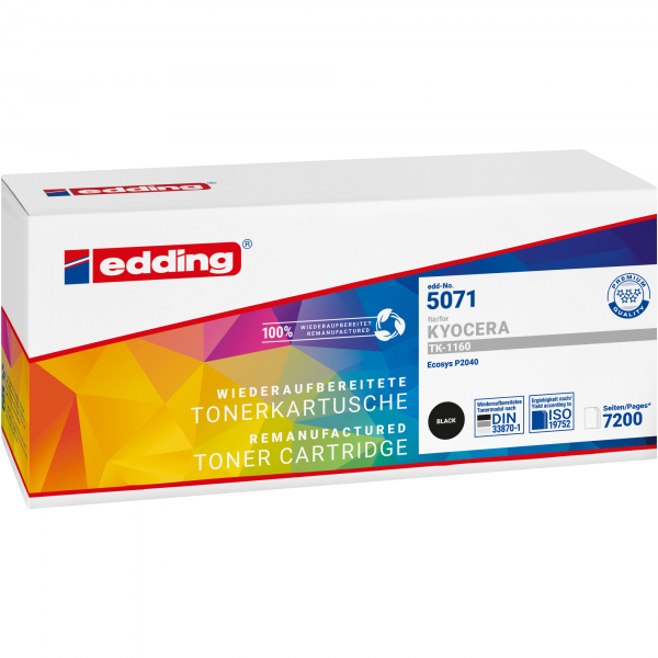 4057305069252 - Toner 18-5071 wie Kyocera TK-1160 schwarz 4057305069252 Edding