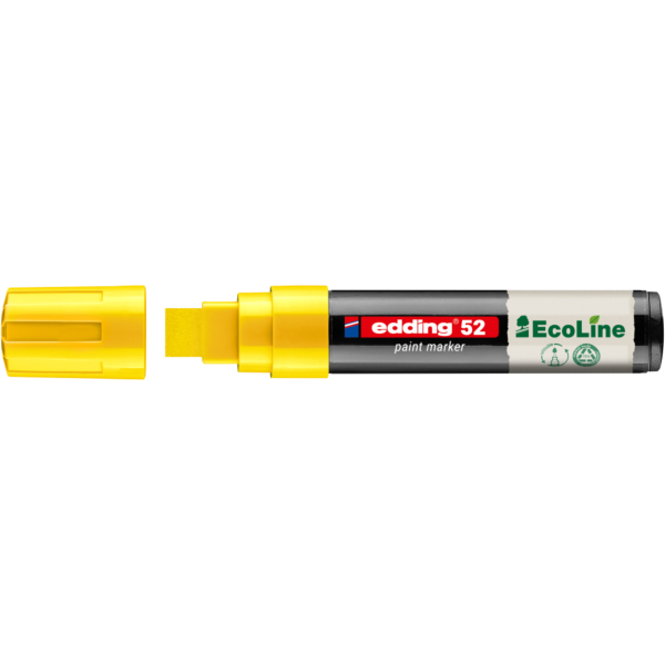 4057305071934 - Lackmarker 52 EcoLine 4-52-005 gelb 4-15mm Keilspitze 4057305071934 Edding