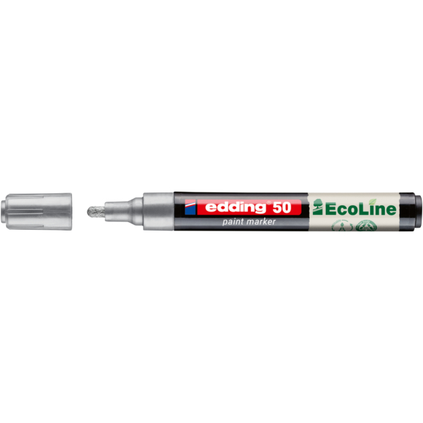 4057305072184 - Lackmarker 50 EcoLine 4-50-054 silber 2-3mm Rundspitze 4057305072184 Edding