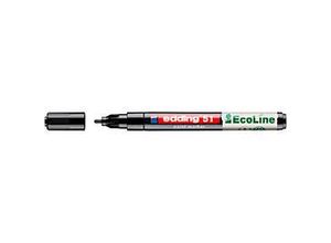 4057305072542 - Lackmarker 51 EcoLine Schreibfarbe Schwarz Rundspitze Strichstärke 1-2 mm mit Kappe wasserbasiert nachfüllbar 10 Stück