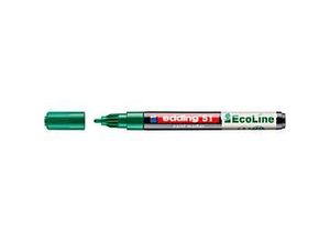 4057305072573 - Lackmarker 51 EcoLine Schreibfarbe Grün Rundspitze Strichstärke 1-2 mm mit Kappe wasserbasiert nachfüllbar 10 Stück