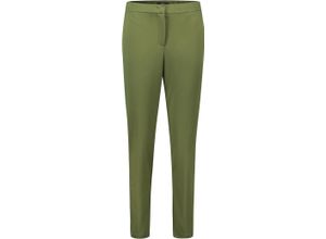 4057309698472 - zero Stoffhose knöchellang Diagonaltaschen für Damen grün 44