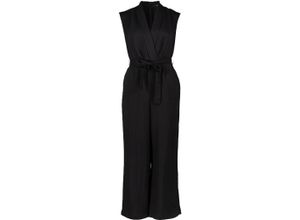 4057309720777 - zero Jumpsuit ärmellos Wickelkragen für Damen schwarz 44