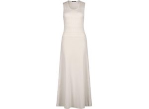 4057309721804 - zero Strickkleid Lochstrickmuster ärmellos für Damen beige 36