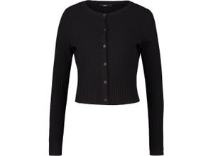4057309722726 - zero Strickjacke Strukturen-Optik für Damen schwarz 42