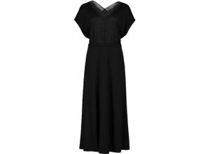 4057309725093 - zero Shirtkleid 7 8-Länge Bordüre für Damen schwarz 36