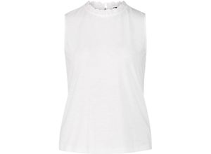 4057309725581 - zero Top Stehkragen Spitze für Damen weiß 42