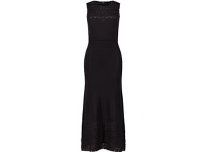 4057309726502 - zero Strickkleid Lochstickerei für Damen schwarz 38 4057309726502 - zero Strickkleid Lochstickerei für Damen schwarz 38