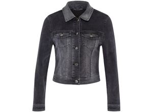 4057309727257 - zero Jeansjacke Brusttaschen für Damen schwarz 34