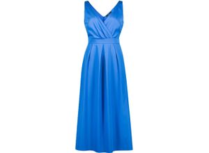 4057309727561 - zero Cocktailkleid 3 4-Länge Wickelausschnitt für Damen blau 34