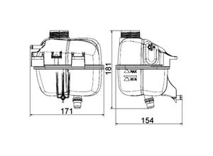 4057635115605 - - Ausgleichsbehälter Kühlmittel für mini mini (R56)