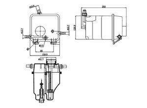 4057635115940 - - Ausgleichsbehälter Kühlmittel mit Sensor für bmw X5 (E53)