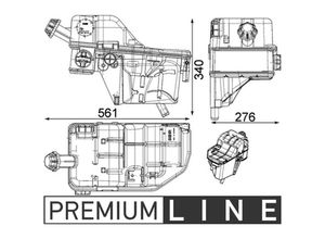 4057635116015 - Crt 134 000P Ausgleichsbehälter für evobus citaro - Mahle