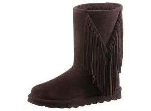 4057651065267 - Winterstiefel BEARPAW CHERILYN Gr 39 braun (dunkelbraun) Damen Schuhe Schlupfstiefel mit wasserabweisender Neverwet Imprägnierung