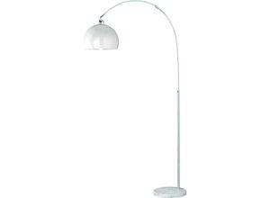 4057651070285 - Reality Leuchten - RealityTrio Bogenlampe Stehleuchte Höhe 150 - 210cm Schirm 30cm - white