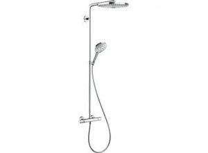 4057651124117 - Duschsystem HANSGROHE Raindance Select S Brausegarnituren silberfarben (chrom) 300cm mit Thermostat chrom