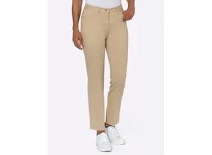 4057651161396 - Stretch-Jeans LADY Gr 42 Normalgrößen beige (sand) Damen Jeans