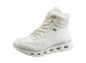 4057651161488 - Winterboots RIEKER Gr 39 weiß (offwhite) Damen Schuhe mit gepolsterte Textilinnensohle dank MemoSoft